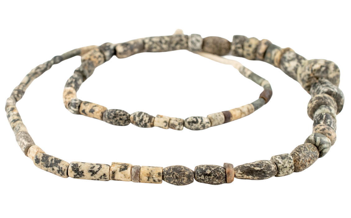 Ancient Mali Granite Stone Beads #17489