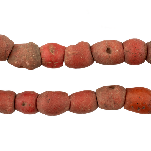 Vintage Yoruba Mock Coral Beads #17274