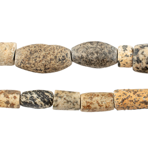 Ancient Mali Granite Stone Beads #17490