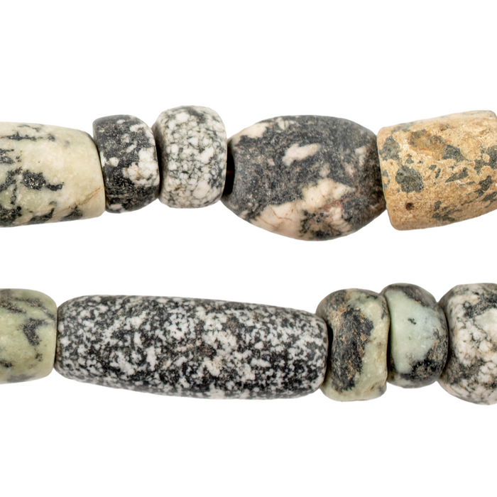 Ancient Mali Granite Stone Beads #17492