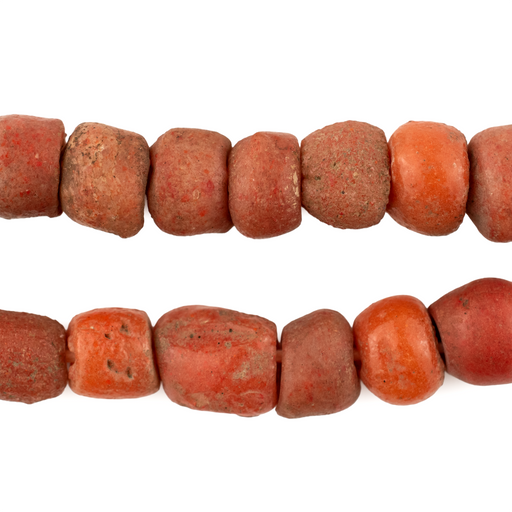 Vintage Yoruba Mock Coral Beads #17277