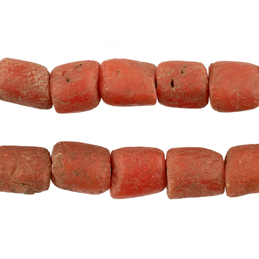 Vintage Yoruba Mock Coral Beads #17278