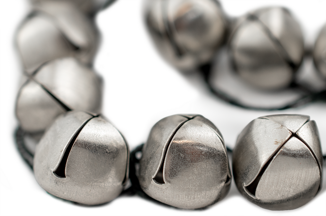 Silver Bell Pendants (16mm)