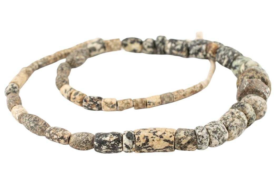 Ancient Mali Granite Stone Beads #17493