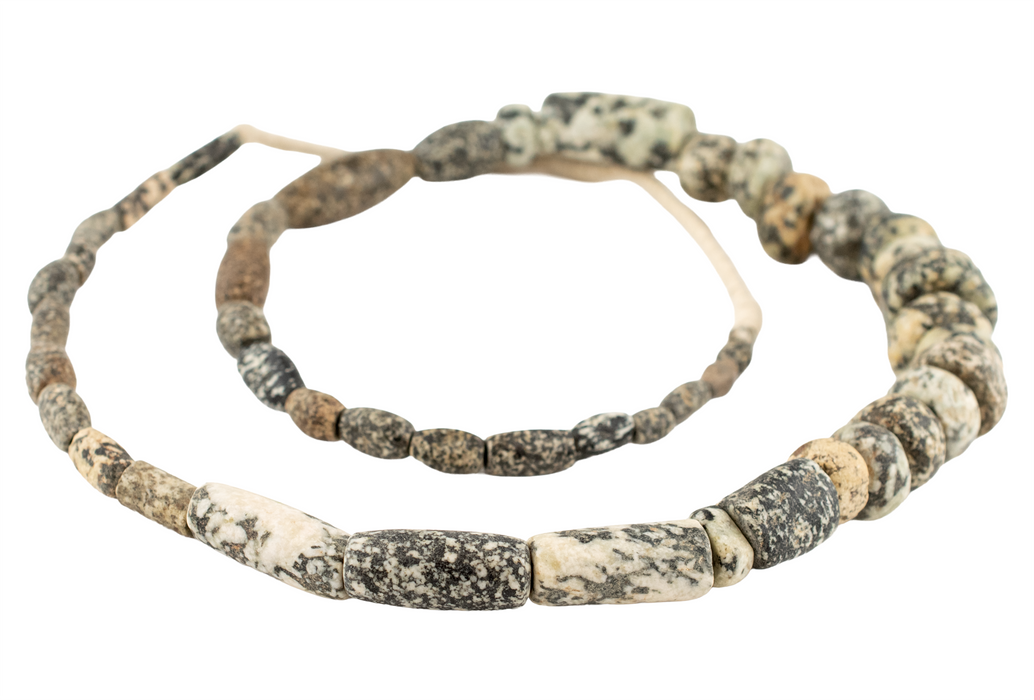 Ancient Mali Granite Stone Beads #17468