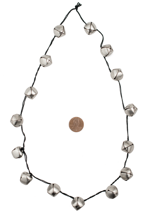 Silver Bell Pendants (16mm)