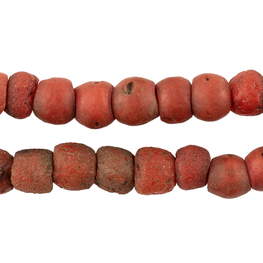 Vintage Yoruba Mock Coral Beads #17280