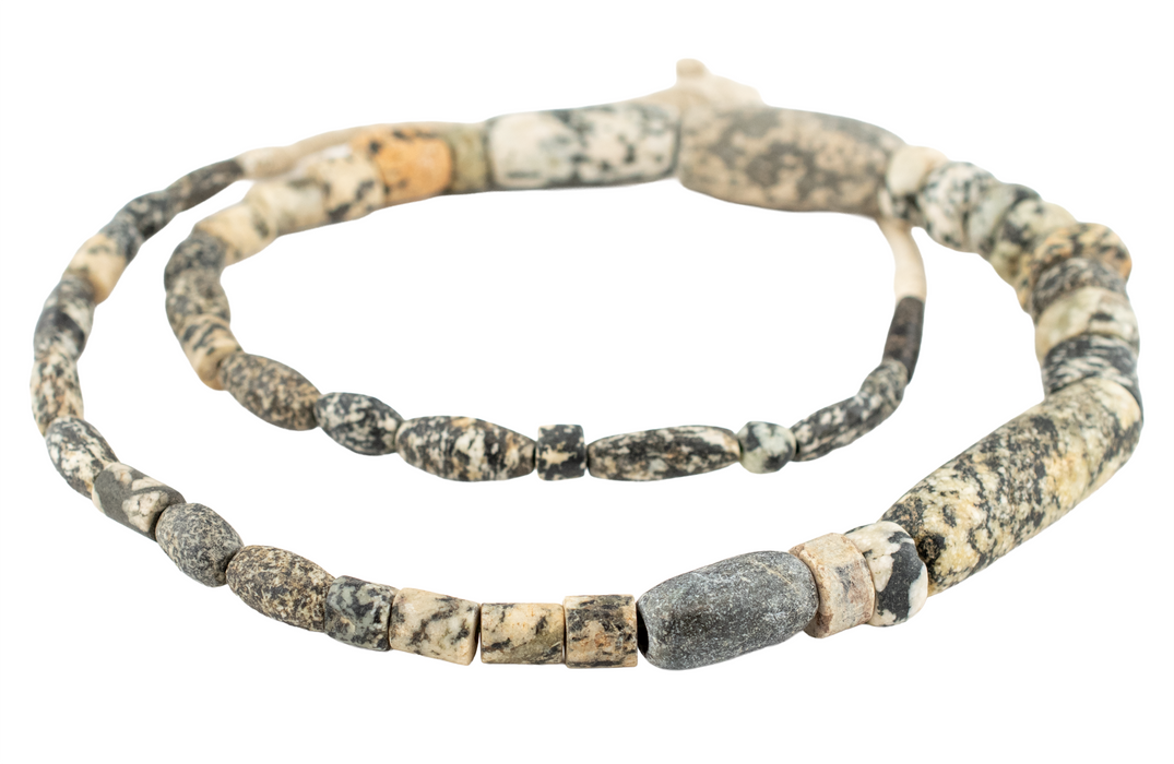 Ancient Mali Granite Stone Beads #17469