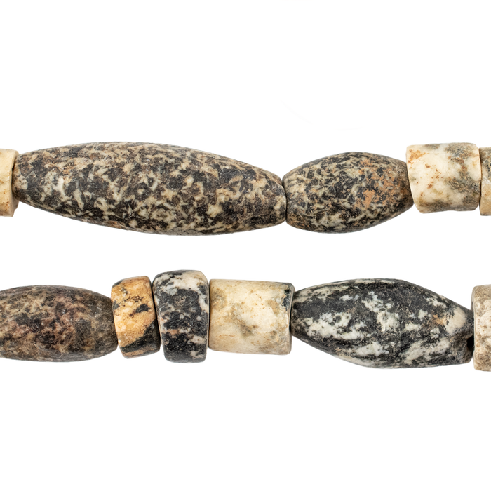 Ancient Mali Granite Stone Beads #17470