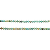 Aqua Green Round Turquoise Beads (2.5mm)