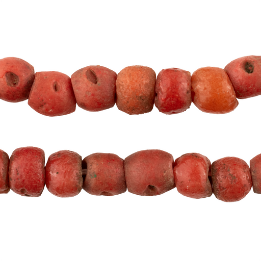 Vintage Yoruba Mock Coral Beads #17281