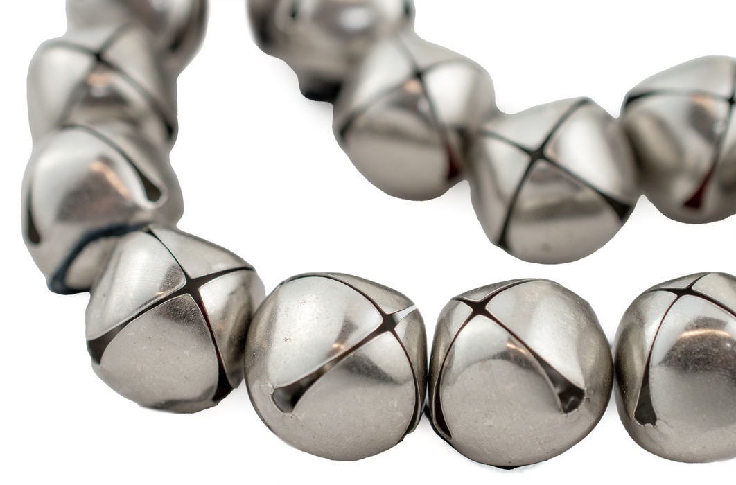 Silver Bell Pendants (20mm)