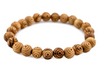 Carved Olive Wood Bracelet