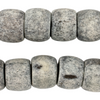 Rustic Grey Cylindrical Bone Beads (18mm)