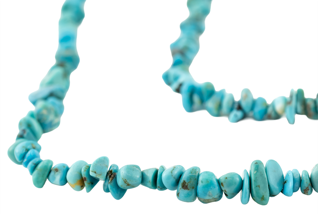 Blue Turquoise Chip Beads (4-5mm)