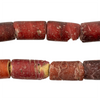 Antique Cornaline D'Aleppo White Heart Venetian Trade Beads #17224