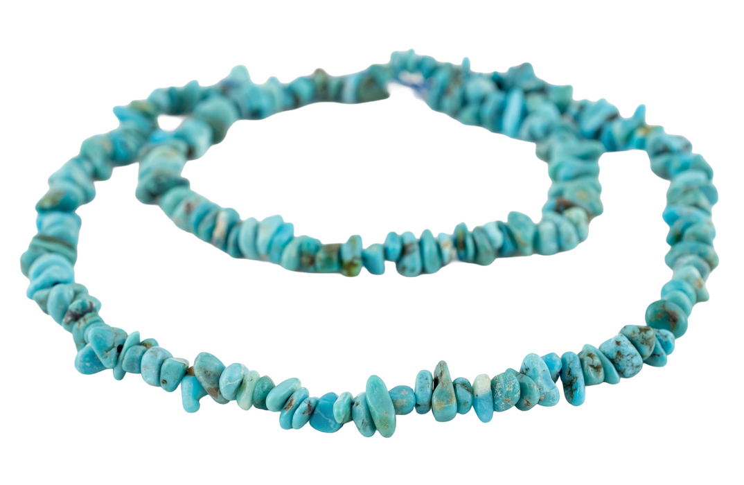 Blue Turquoise Chip Beads (4-5mm)
