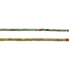 Green Cylindrical Heishi Turquoise Beads (3x2.5mm)