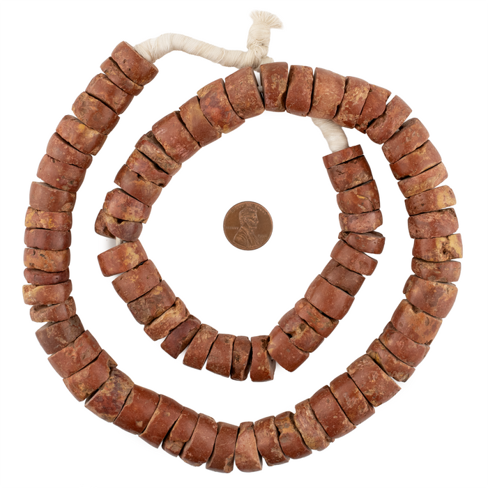 Jumbo Bauxite Disk Beads (19mm)