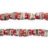 Cherry Red Strawstack Beads