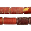 Antique Cornaline D'Aleppo White Heart Venetian Trade Beads #17226