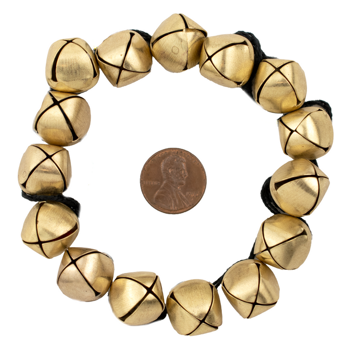 Brass Bell Pendants (16mm)