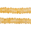 Beeswax Color Rondelle Recycled Glass Beads
