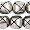 Jumbo Silver Bell Pendants (30mm)