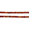 Natural Carnelian Cylinder Beads (4x3mm)