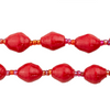 Red Recycled Paper Beads from Uganda