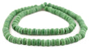 Green Padre Beads (8mm) - The Bead Chest
