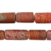 Antique Cornaline D'Aleppo White Heart Venetian Trade Beads #17230