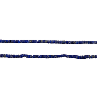 Lapis Lazuli Tiny Cylindrical Heishi Beads (2mm)