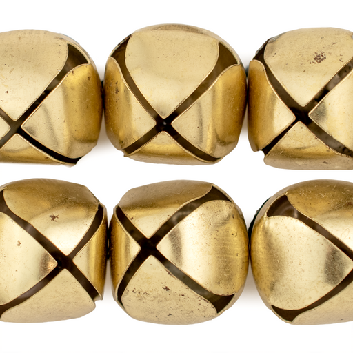 Jumbo Brass Bell Pendants (30mm)