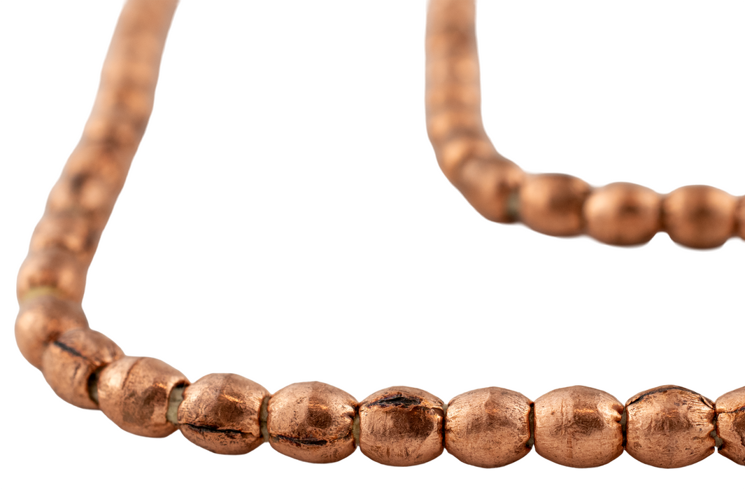 Ethiopian Copper Bicone Beads (6x5mm)