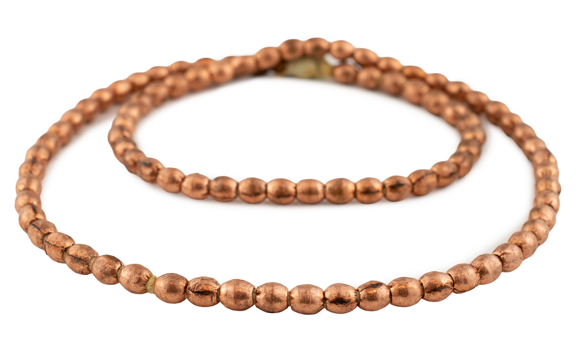 Ethiopian Copper Bicone Beads (6x5mm)
