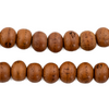 Smooth Brown Bodhi Seed Mala Prayer Beads (12mm)