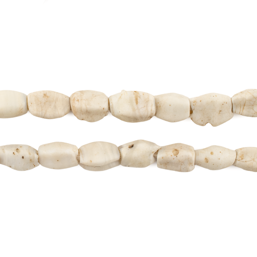 Irregular Old Ghana Glass Beads