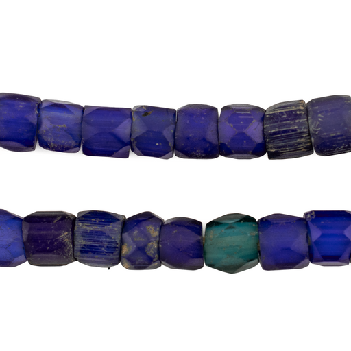 Antique Faceted Russian Blue Beads (9mm) #16563 - The Bead Chest