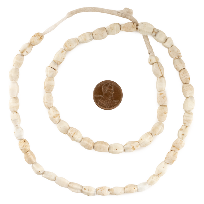 Irregular Old Ghana Glass Beads