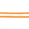 Orange Coral Color Saucer Beads (4mm)