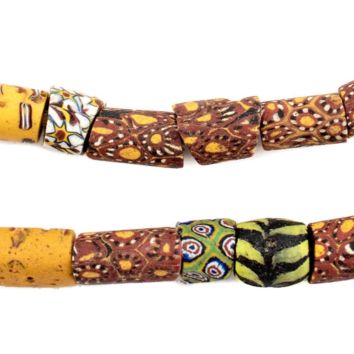 Antique Venetian Millefiori African Trade Beads #15928 - The Bead Chest