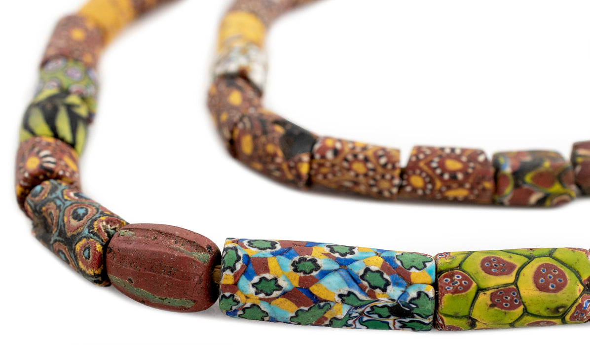 Antique Venetian Millefiori African Trade Beads #15928 - The Bead Chest