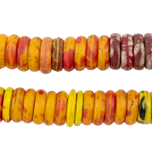 Vintage Kakamba Prosser Beads (13mm) #16546 - The Bead Chest