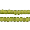 Translucent Lime Green Padre Beads (9mm)