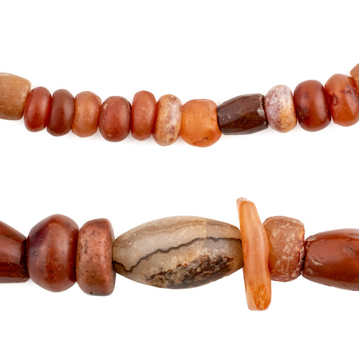 Ancient Mali Carnelian Stone Beads # - The Bead Chest