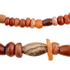 Ancient Mali Carnelian Stone Beads #