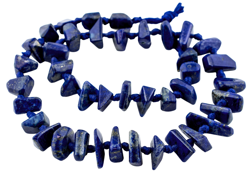 Natural Lapis Lazuli Chip Beads (11-17mm)