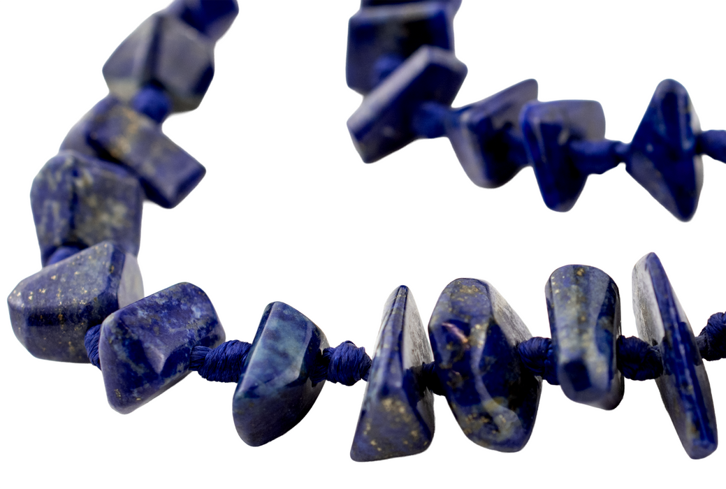 Natural Lapis Lazuli Chip Beads (11-17mm)
