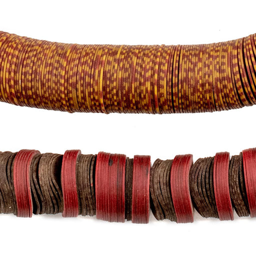 Rare Medley Patterned Vintage Vinyl Beads (14mm) - The Bead Chest